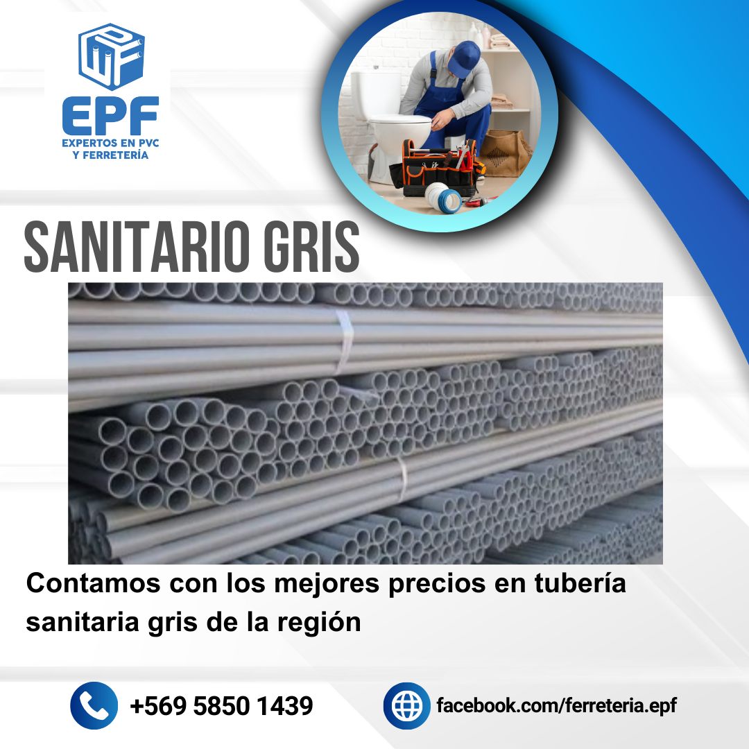 Tuberia de sanitario de calidad Chile