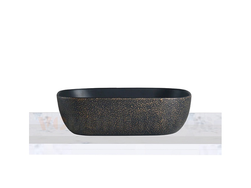 Lavamanos Sobreponer SLC895-ARENA DORADO / 46,5x33x13,5cm CHILE