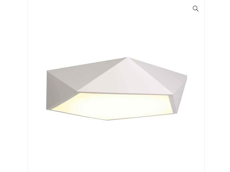 LAMPARA LED MODERNA PENTAGONO SOBREPUESTA 36+36W 40CM CHILE