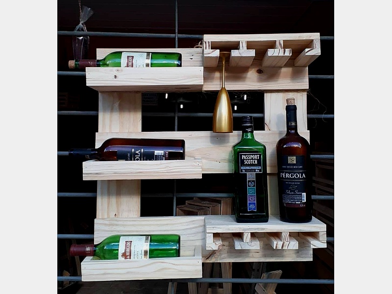 mueble vinero madera chile