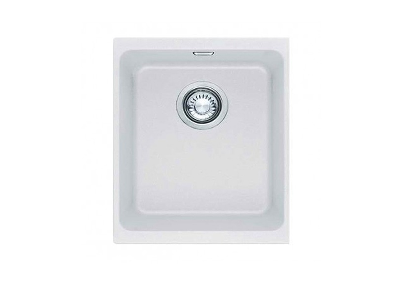 Lavaplatos de Cuarzo Franke Kubus KBG 110-34 Blanco CHILE