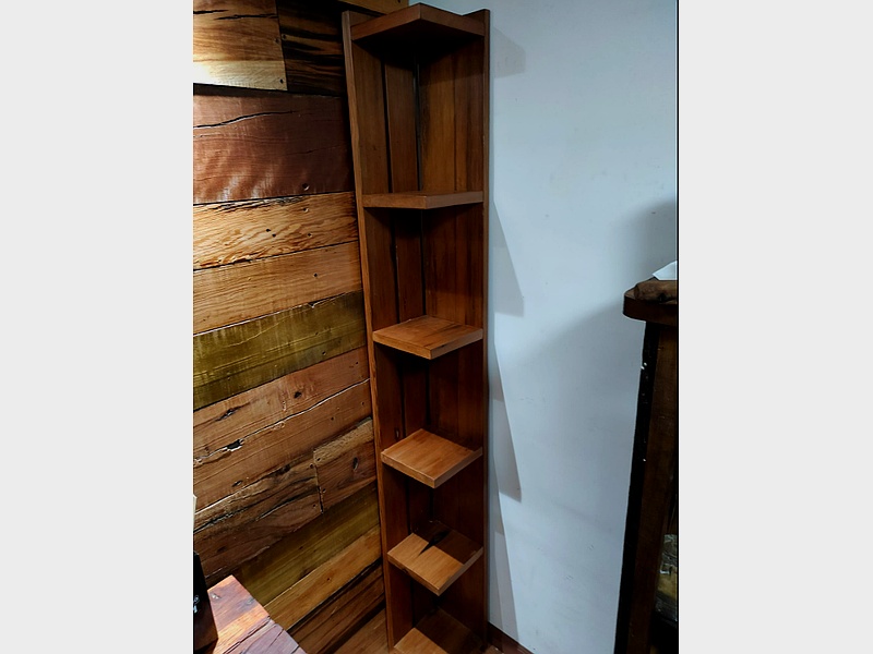 mueble estante cafe madera chile