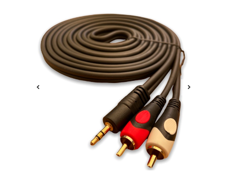 Cable Plug 3.5mm Stereo a 2 RCA Chile