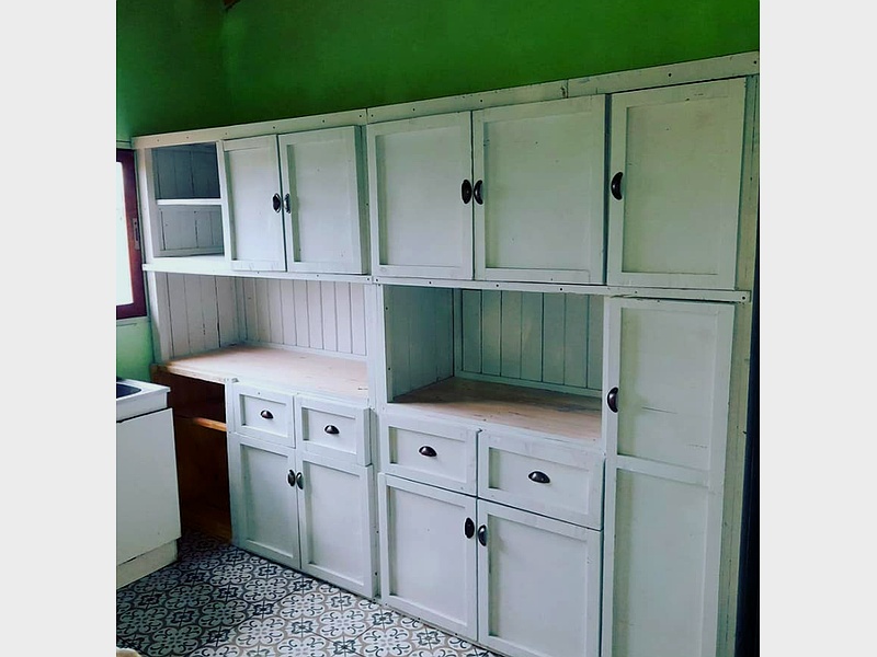 mueble blanco cocina chile