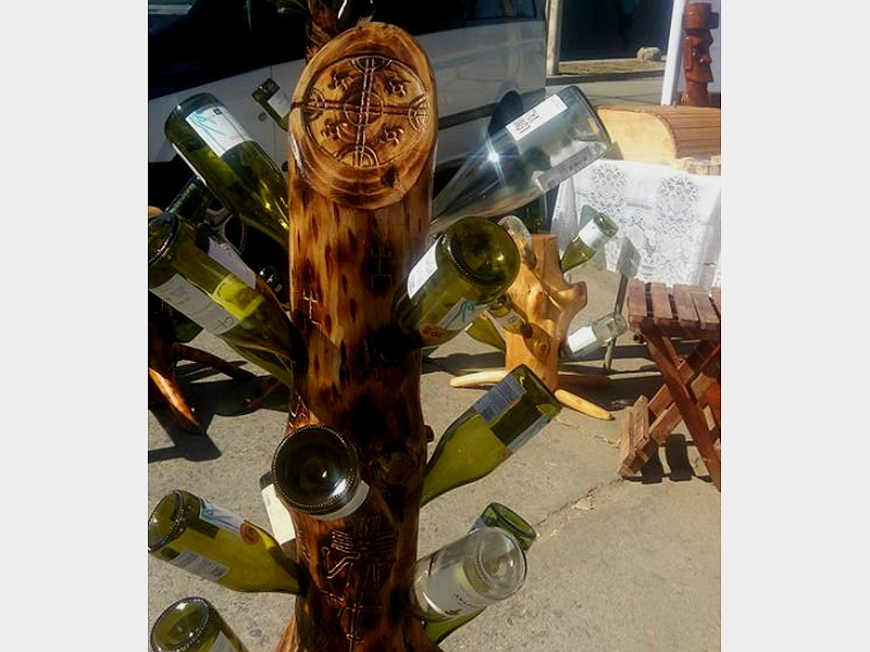 mueble bar vinero madera chile