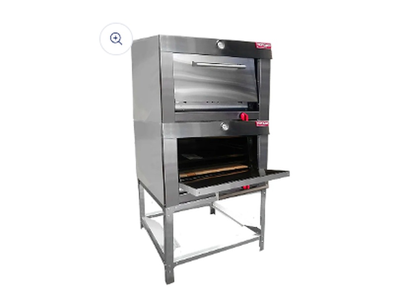 Horno 2 Cámara 65x65 Acero Chile