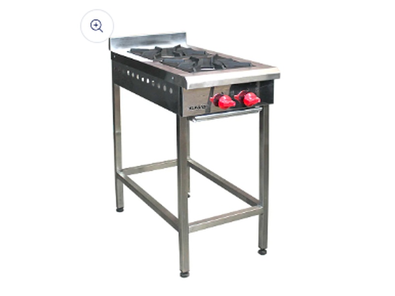 Anafe 2 Quemadores Acero Inox Chile