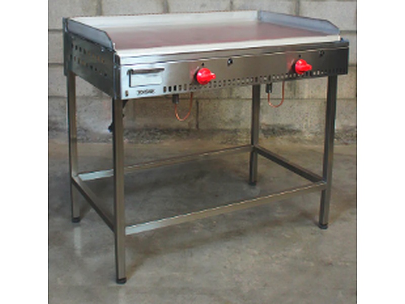 Plancha Churrasquera Lisa 100x60 Inox Chile