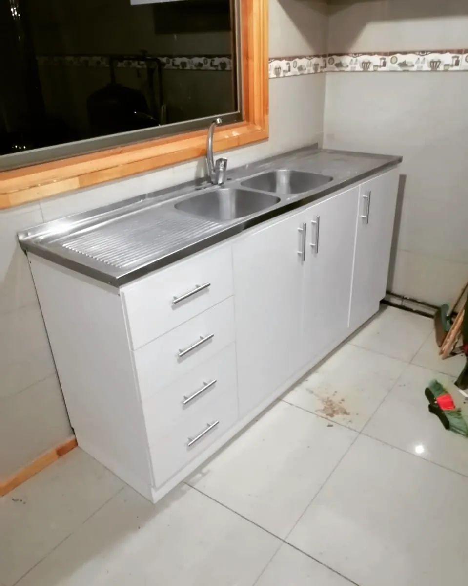 Fregadero de acero de cocina Chile