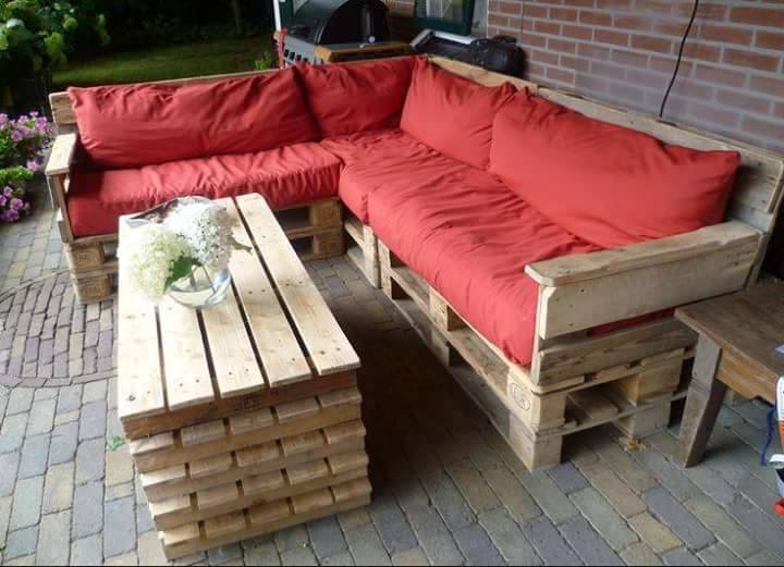 Sofa moderno para sala en madera Chile