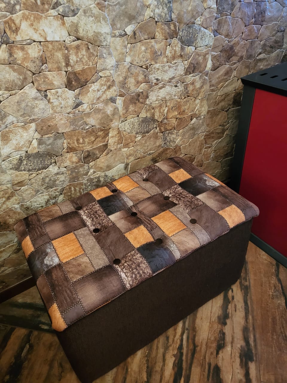 Puff de sala Cafe camuflado Chile