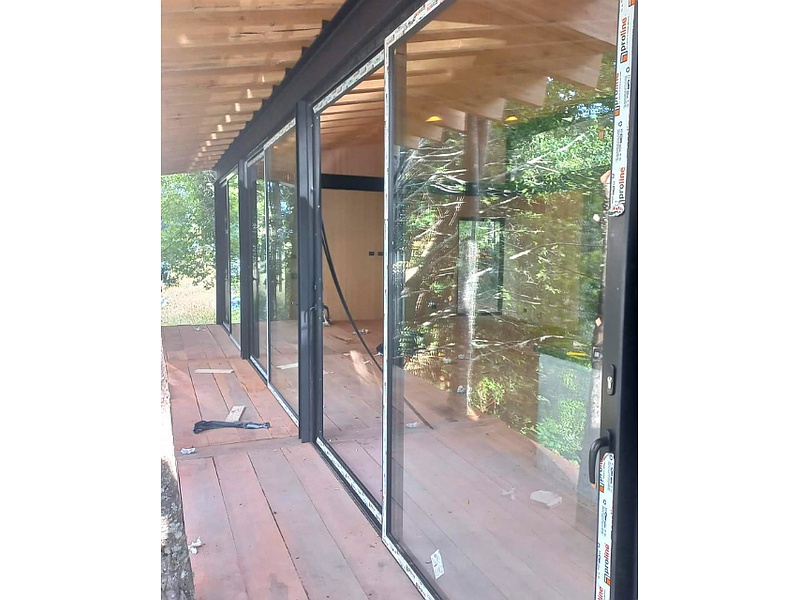 PVC black termopaneles low-e Chile