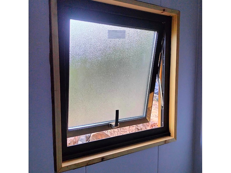 Ventanas de aluminio termopanel color bronce Chile