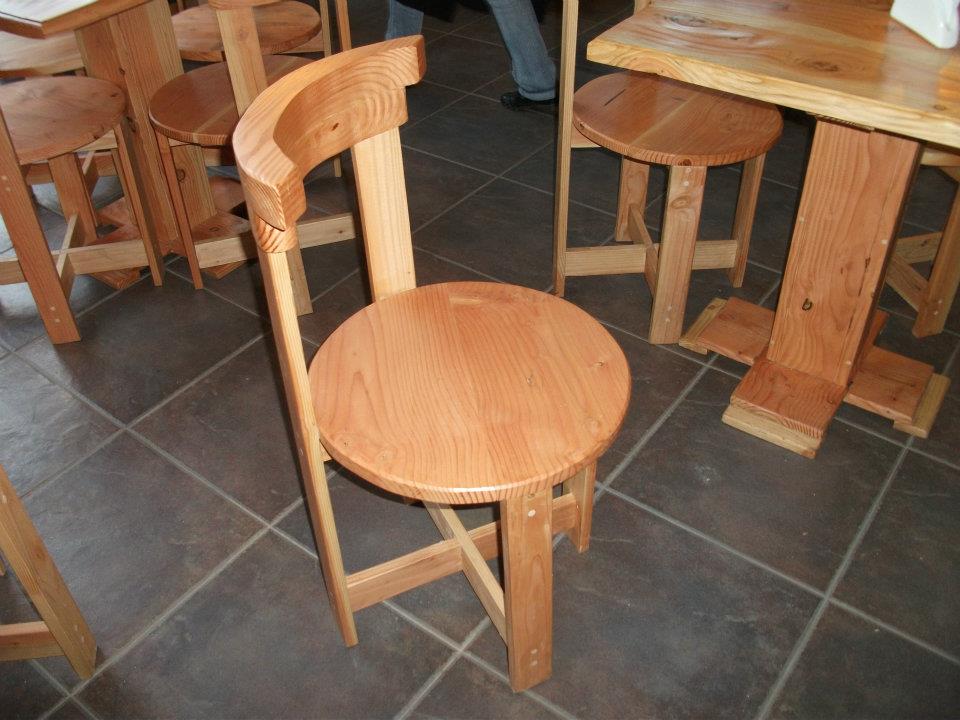 Sillas de madera sencilla Chile