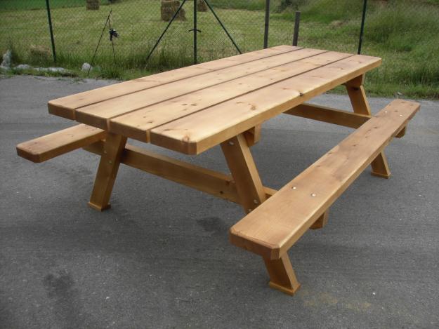BancaMesa de exterior de madera Chile