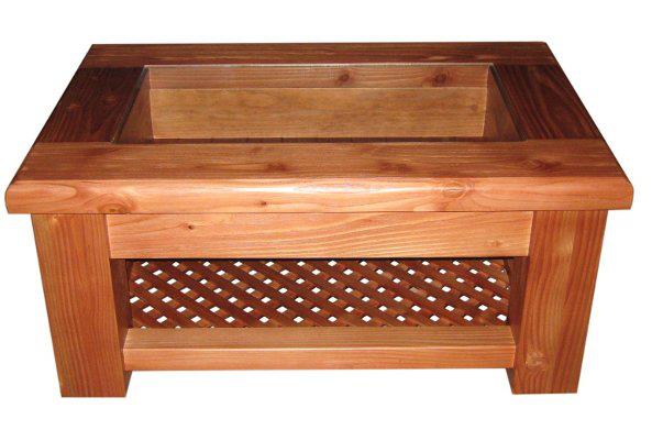Mesa de sala de madera cuadrada Chile