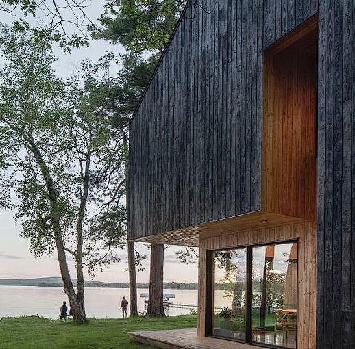 Arquitectura de casa de campo en madera Chile