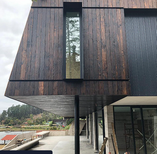 Arquitectura de vivienda unifamiliar moderna Chile