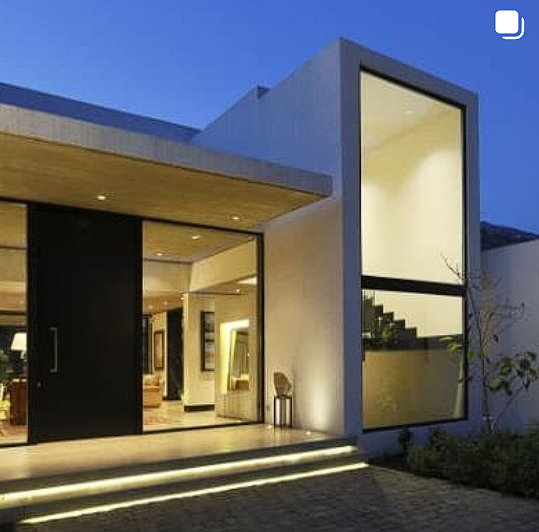 Diseño arquitectónico de fachada moderna Chile