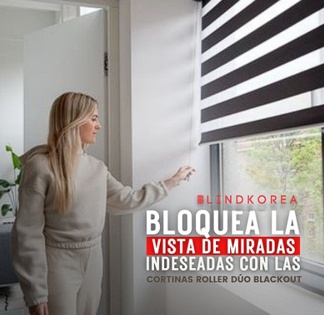 Cortinas duo blackout para privacidad Chile