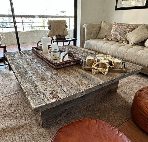 Mesa de comedor madera maciza Chile