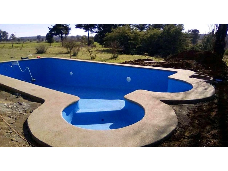 Piscina en fibra de vidrio Chile
