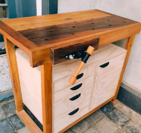 Mueble Auxiliar con Ruedas Chile