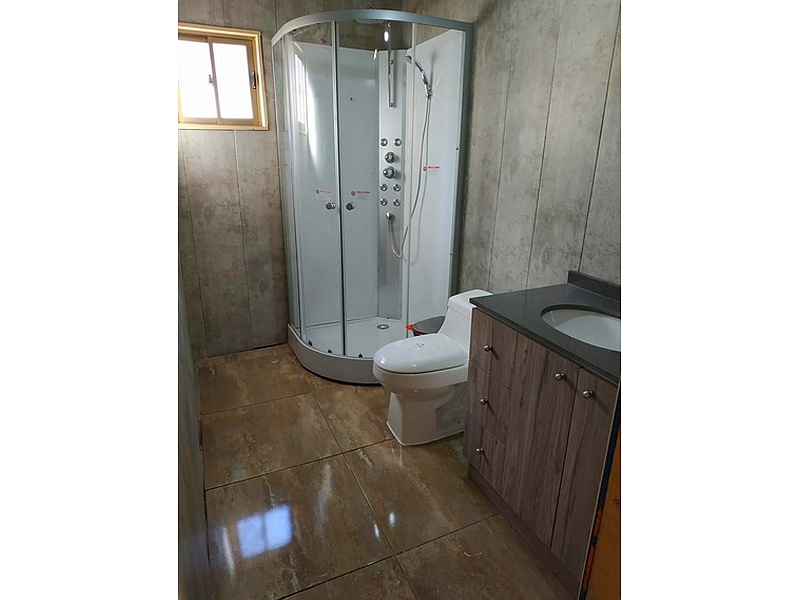 Diseño Ducha Baño Casa Chile Siding - Project