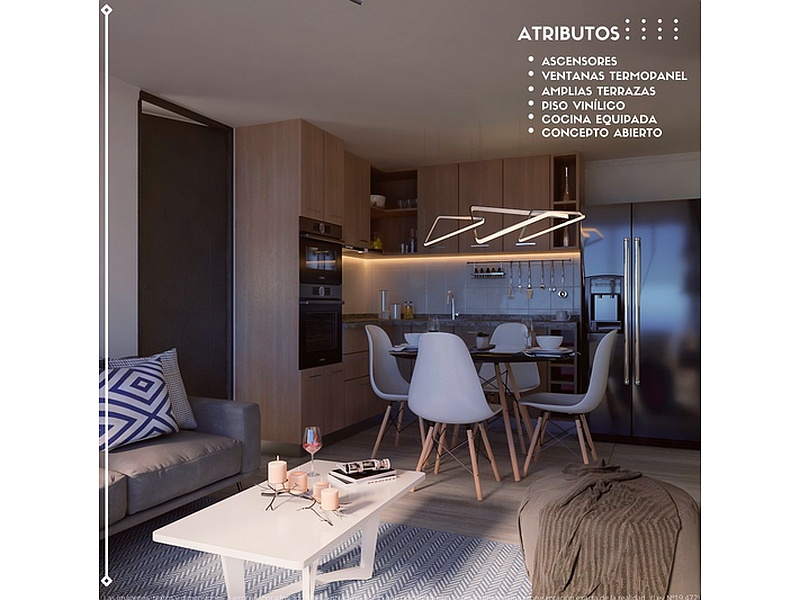 Diseño Interior Sala Casa Chile AV Construcciones LTDA.