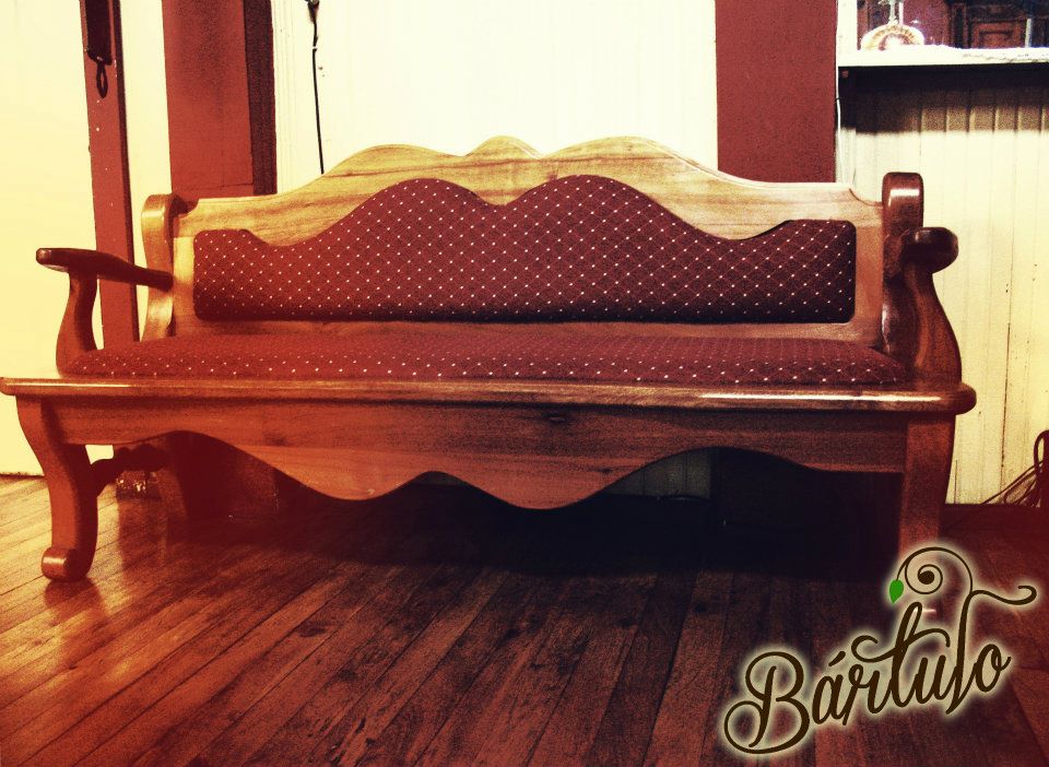 Sofa de madera rustica Chile
