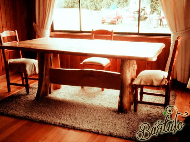 Mesa de Comedor rustica de sala Chile