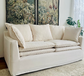 Sillón blanco minimalista Chile