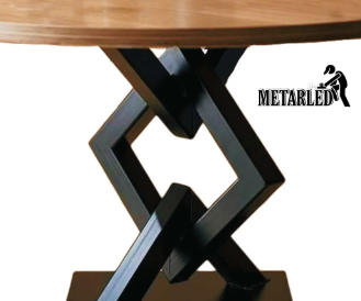 Mesa de comedor con patas de hierro Guatemala