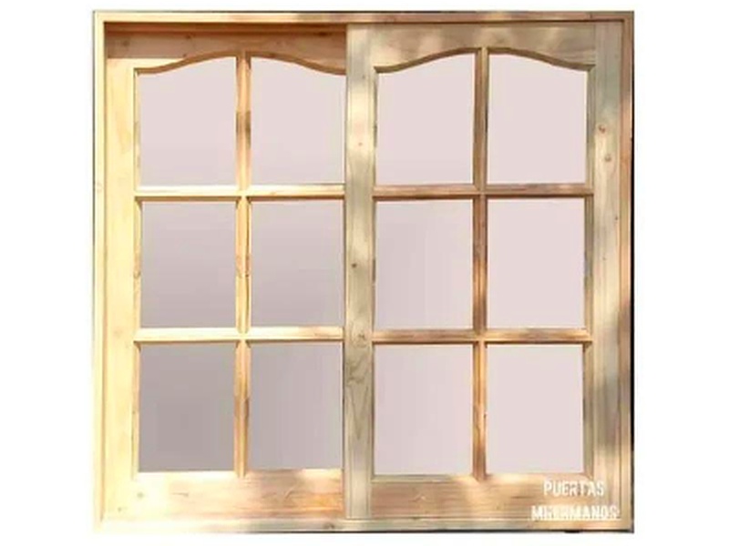 Ventana madera  estilo minimalita Chile