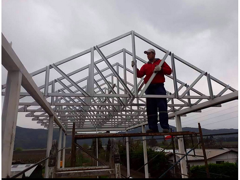 Construcción Techo Casa Chile Construcciones Jorquera