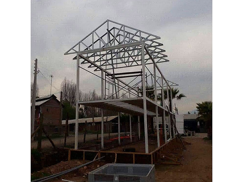 Construcción Estructura Esqueleto Casa Chile Construcciones Jorquera